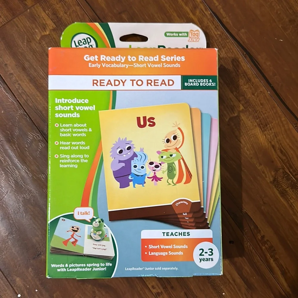 Leap frog Tag Leap Reader Jr ready to read 6 book‎ set NEW